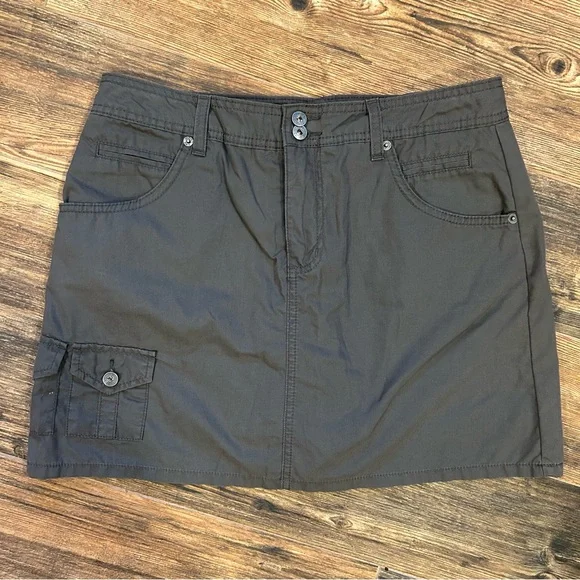 Gloria Vanderbilt Utility Mini Skirt – Size 8 - Picture 1 of 7